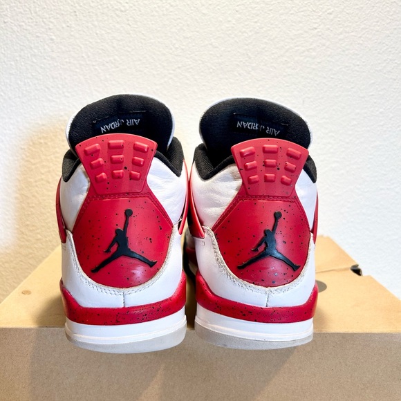 Jordan 4 Retro Red Cement size 9 DH6927-161 2023 PRE-OWNED - Picture 3 of 9